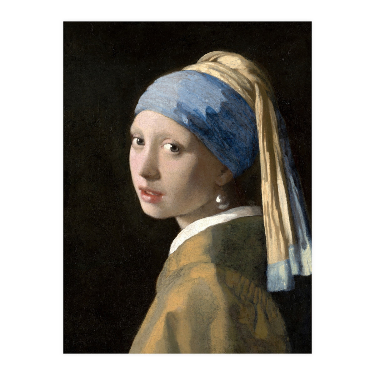 Johannes Vermeer - Girl with a Pearl Earring (Print Only)