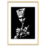 Don Cherry Trumpeter Jazz Music Legend in Grayscale thumbnail