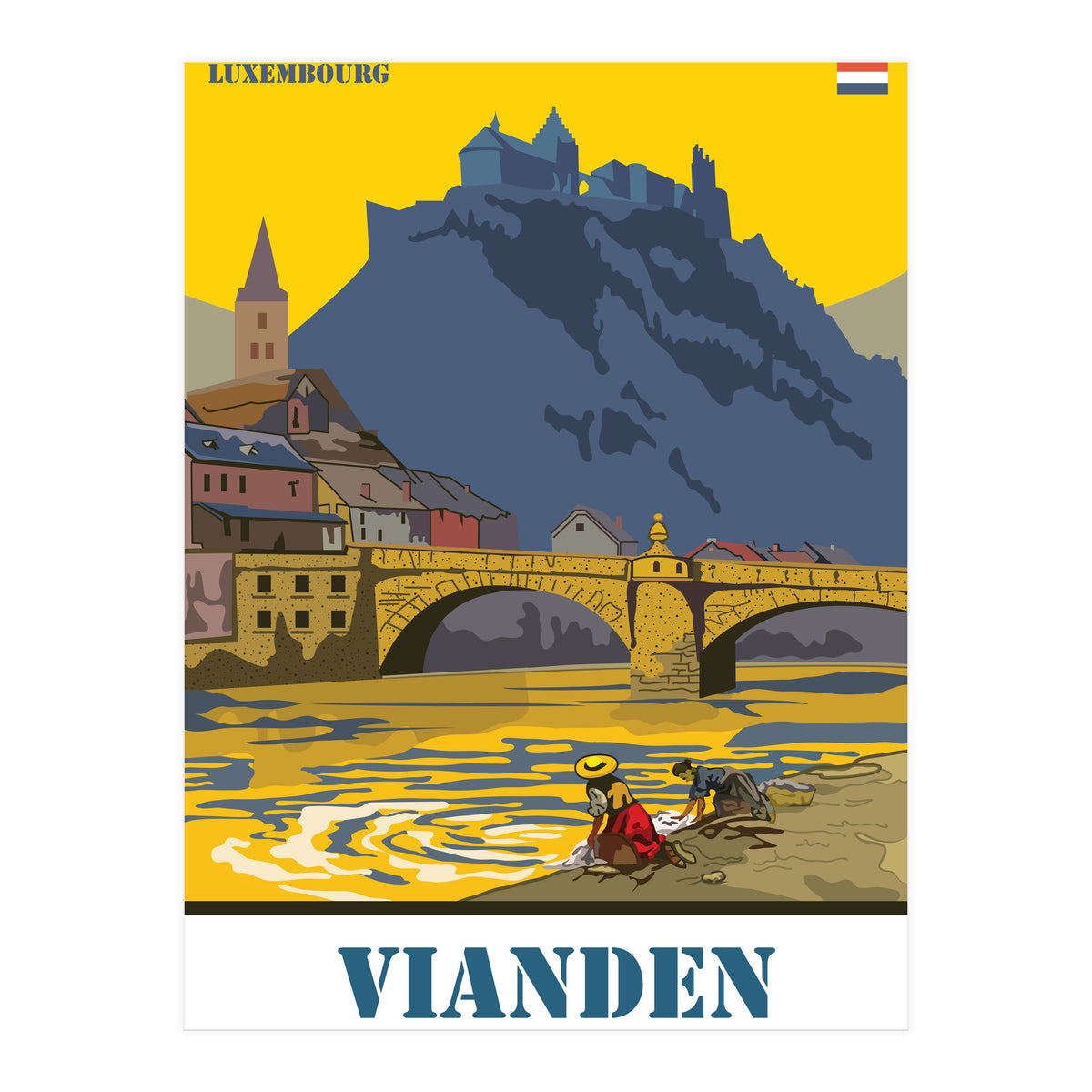 Vianden Luxembourg (Print Only)