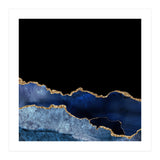 Navy & Gold Agate Texture 10  (Print Only) thumbnail