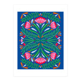 Bold Symmetrical Flowers (Print Only) thumbnail