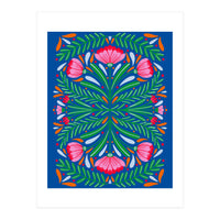 Bold Symmetrical Flowers (Print Only)