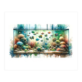 Colorful Aquarium Fish Tank (Print Only) thumbnail