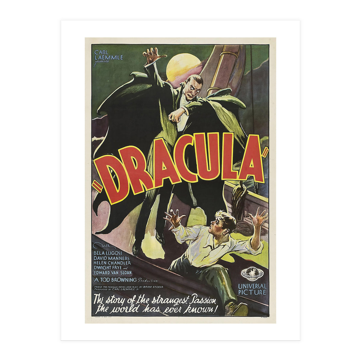 DRACULA (1931), directed by TOD BROWNING. (Print Only)