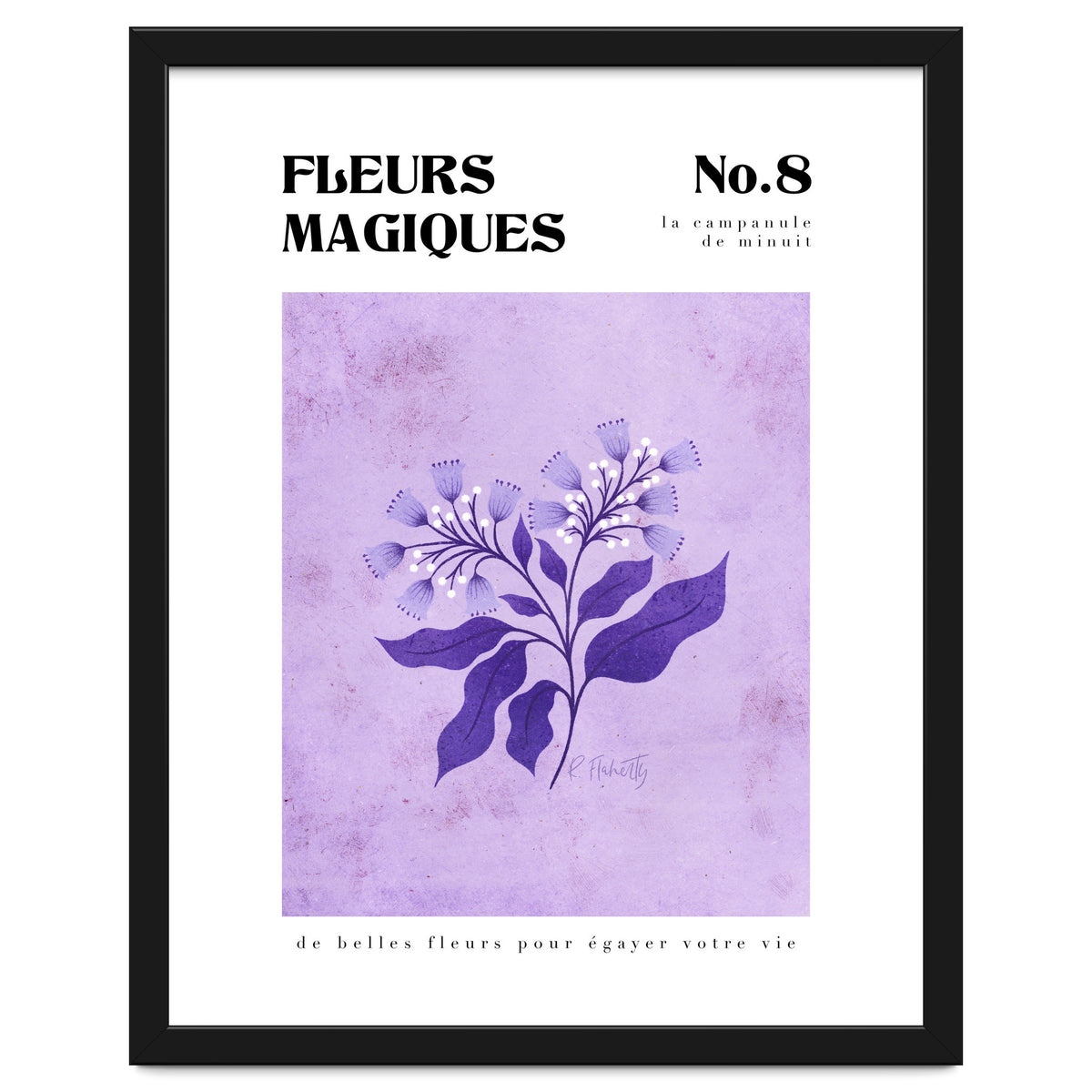 Magical Flowers No.8 Midnight Bellflowers