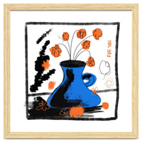 blue vase