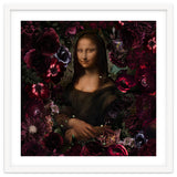 Mona Lisa And Dark Flowers thumbnail