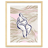 Follow the lines Serene woman in the water thumbnail