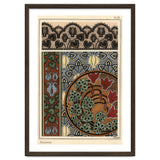 Cyclamen persicum motif in patterns for lace, wallpaper and fabric. thumbnail