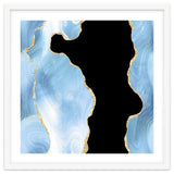 Blue & Gold Glitter Agate Texture 01 thumbnail