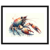 Colorful Lobster Watercolor thumbnail