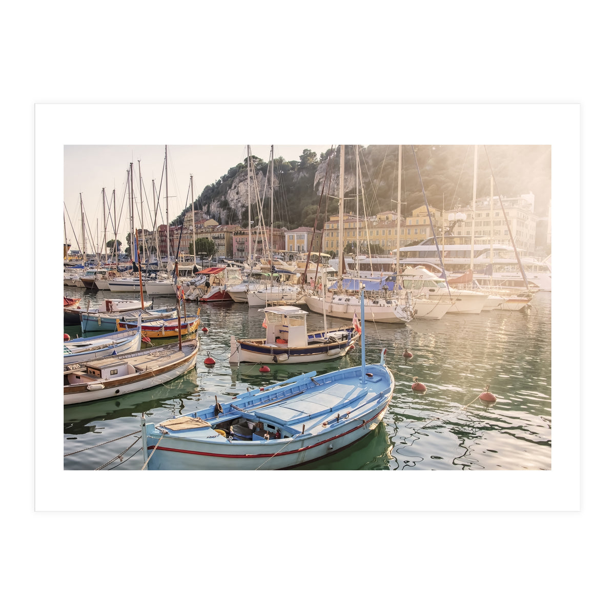 Harbor In Nice (Print Only)