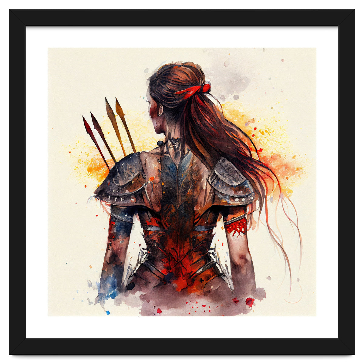 Powerful Warrior Back Woman #3