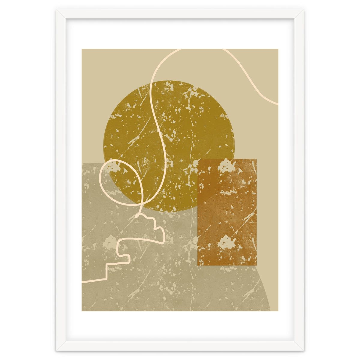 Geometric Composition with an Organic Touch