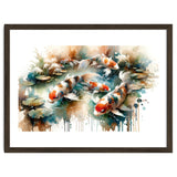 Colorful Koi Fish In Pond thumbnail
