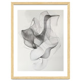 Abstract Black And White Swirling Lines Art thumbnail