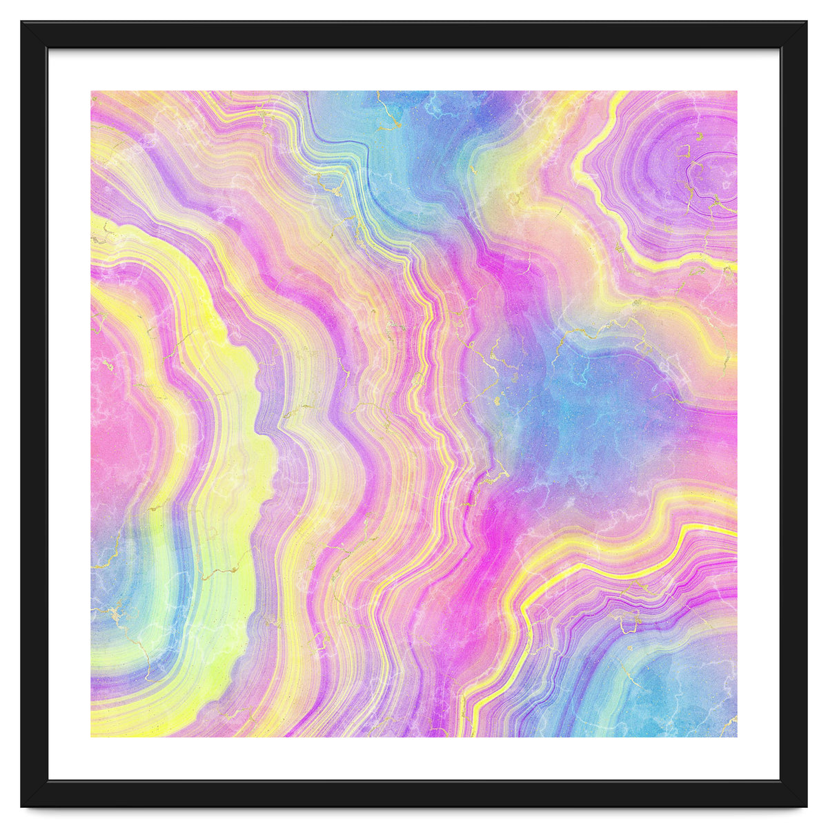 Neon Agate Texture 08