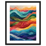 Abstract Rainbow Wave Landscape thumbnail