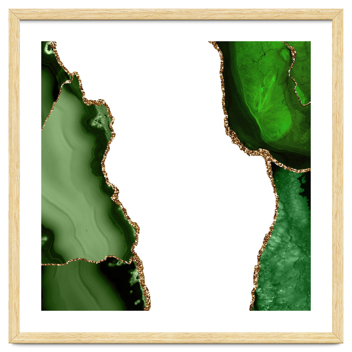Green & Gold Agate Texture 21