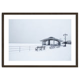 Benches in the Winter seascape thumbnail