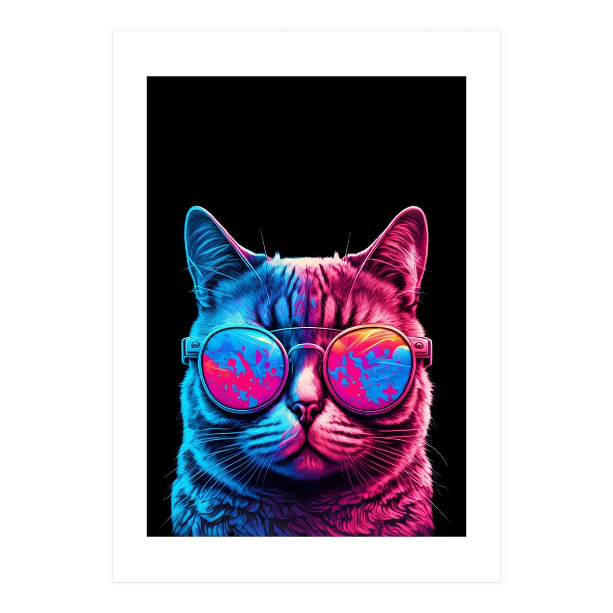 Cat Animal Portrait (Print Only)