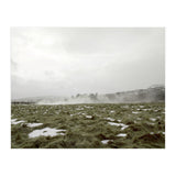 Remaining snow in the late summer greenfield - Iceland  (Print Only) thumbnail