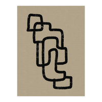 Black Minimalist Lines (Print Only)