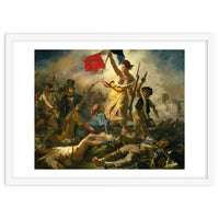 Eugène Delacroix / 'Liberty Leading the People', 1830, Oil on canvas, 260 x 325 cm. Eugne Delacroix.