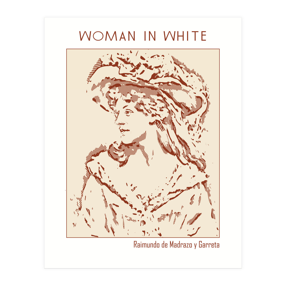Woman In White – Raimundo De Madrazo Y Garreta (Print Only)