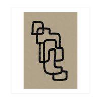 Black Minimalist Lines (Print Only)