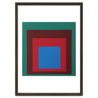 Josef Albers - HOMAGE TO THE SQUARE: Green, Red, Blue