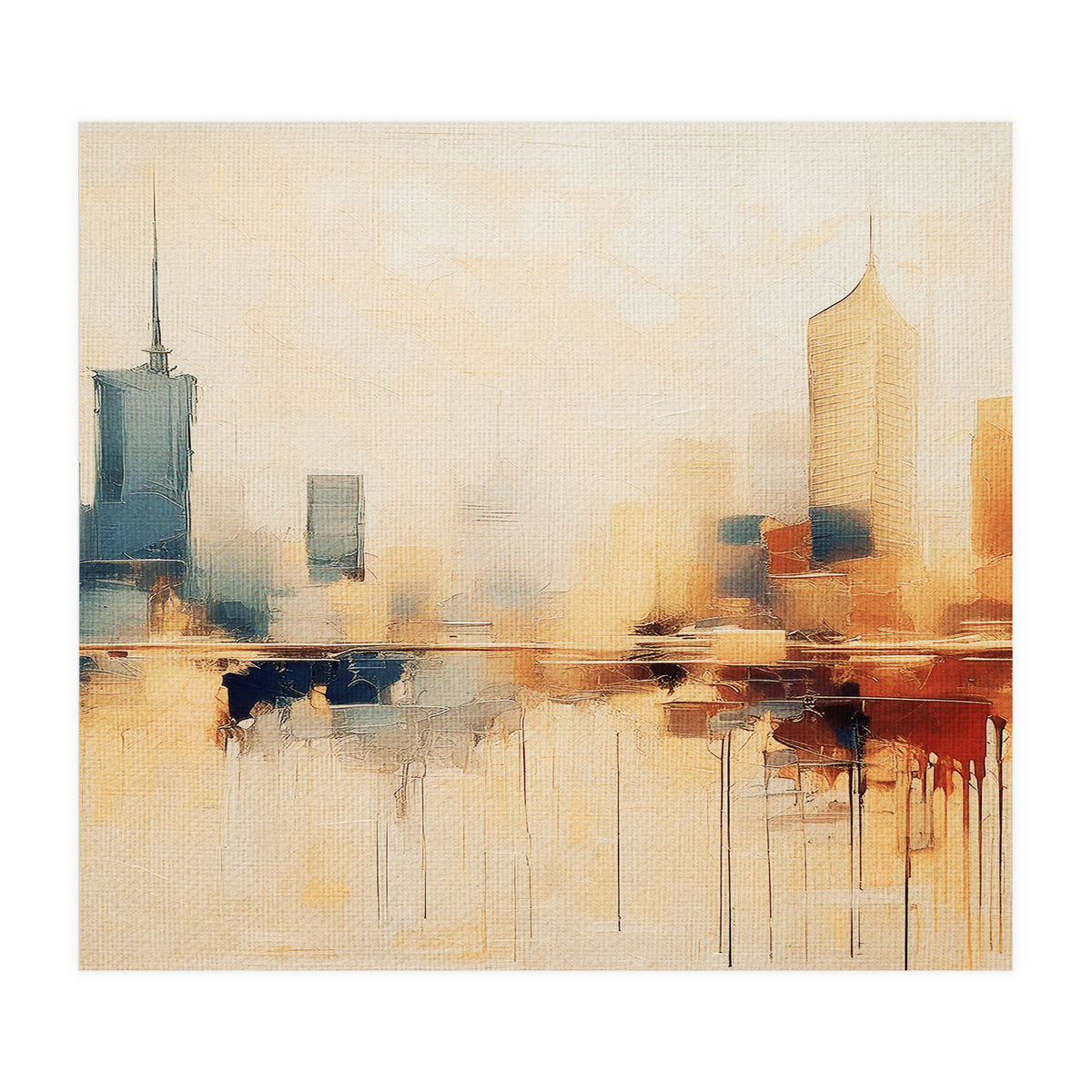 Buildings At Dusk 05 (Print Only)