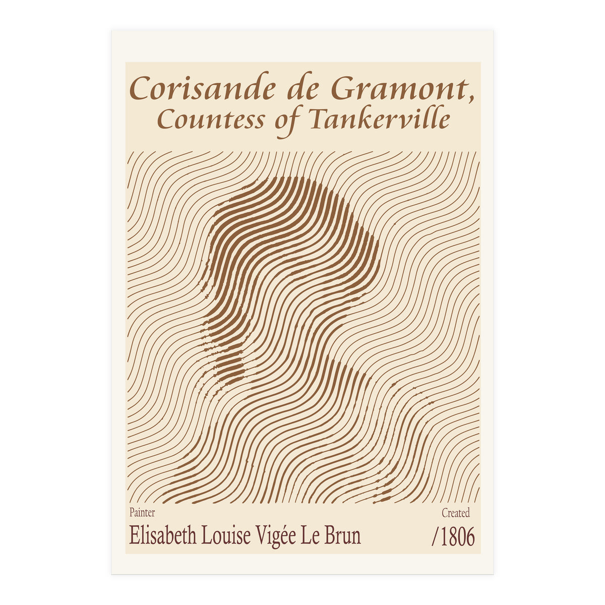 Corisande De Gramont, Countess Of Tankerville – Elisabeth Louise 1806 (Print Only)