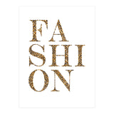 Fashion, Leopard Print Letters, Modern Chic decor (Print Only) thumbnail