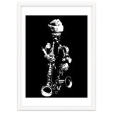 Rahsaan Roland Kirk Jazz Music Legend in Grayscale thumbnail