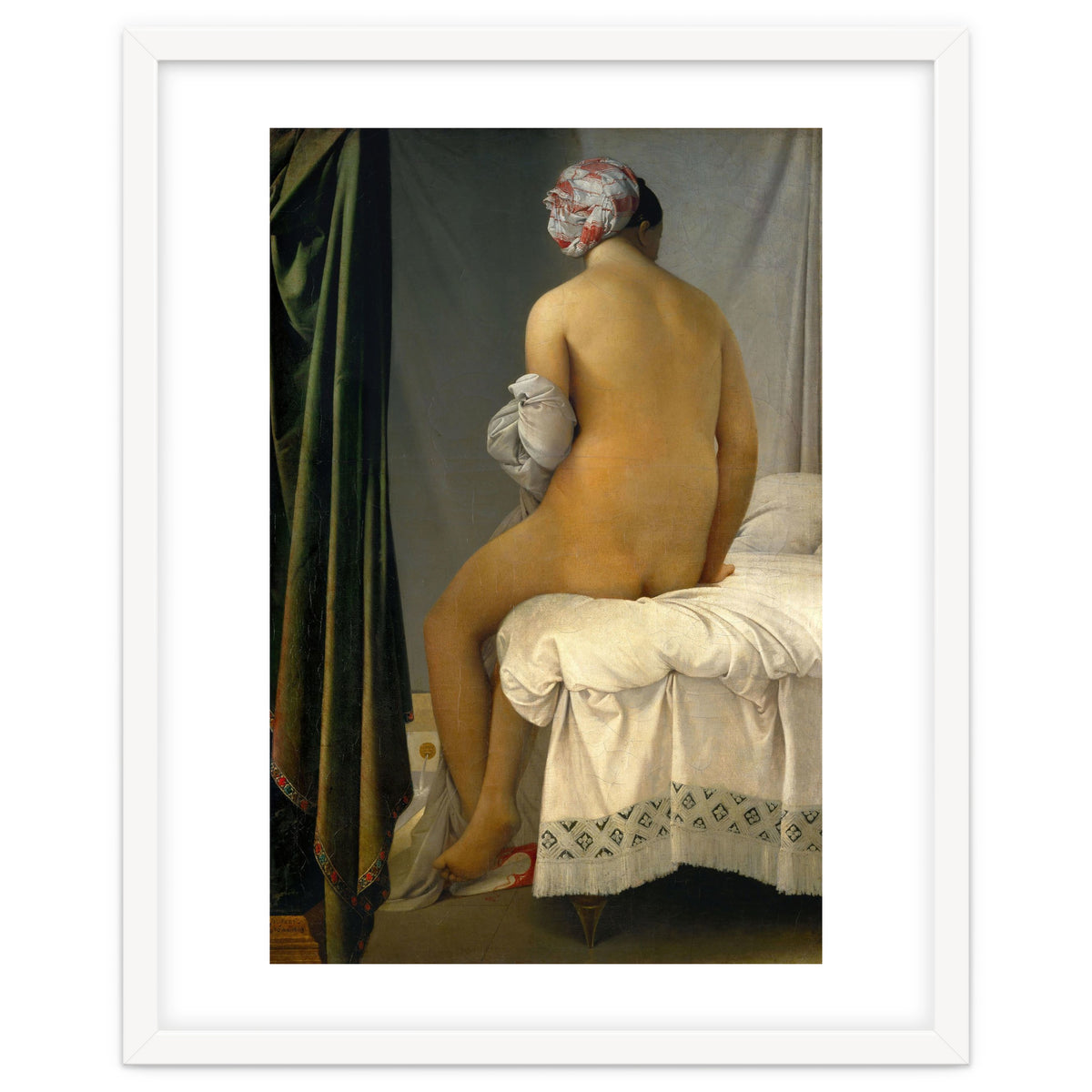 Jean Auguste Dominique Ingres / 'The Valpinçon Bather', 1806, Oil on canvas, 146 × 97,5 cm, RF 259.