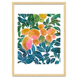 Lemons | Watercolor Modern Boho Botanical Painting | Pastel Summer Jungle Garden Juicy Fresh thumbnail