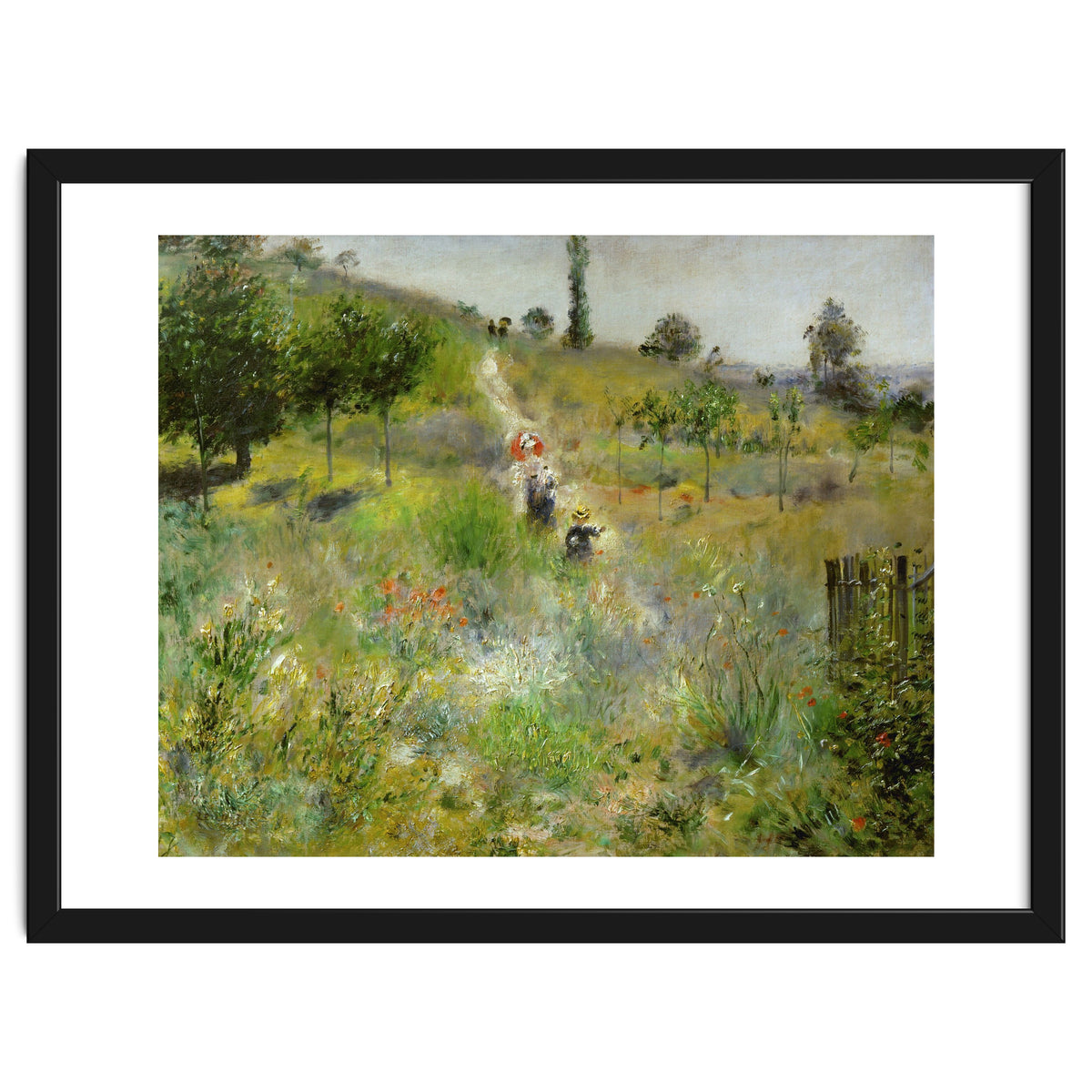 Chemin montant dans les hautes herbes. Oil on canvas (around 1875) 60 x 74 cm R. F. 2581.