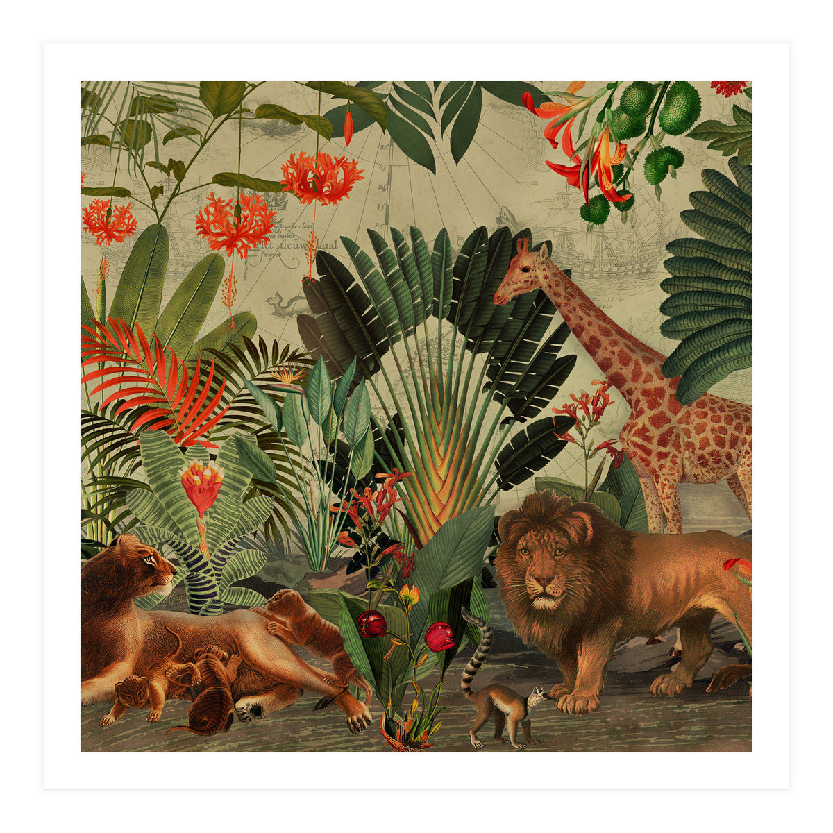 African Jungle Adventure (Print Only)