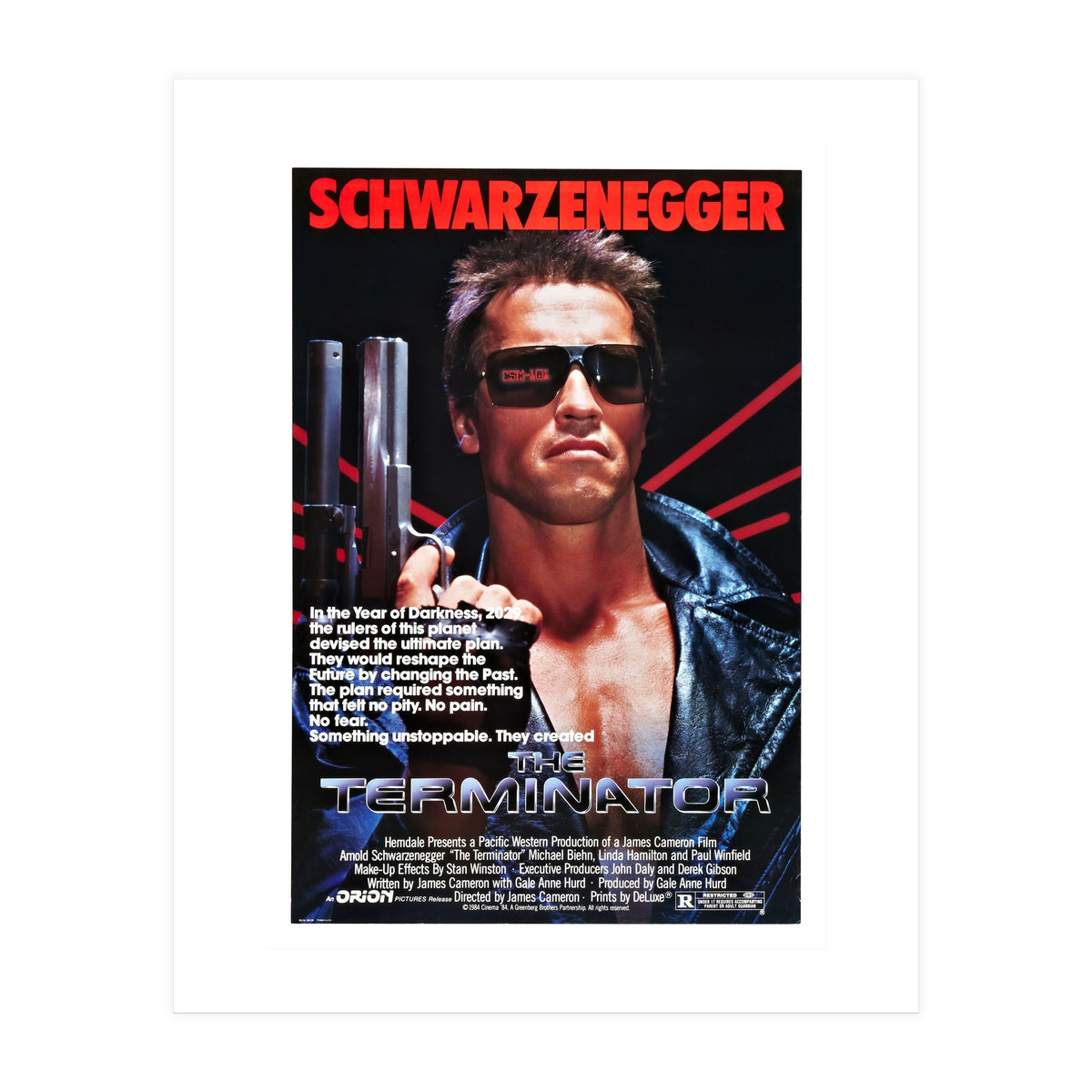 THE TERMINATOR (1984), directed by JAMES CAMERON. (Print Only)