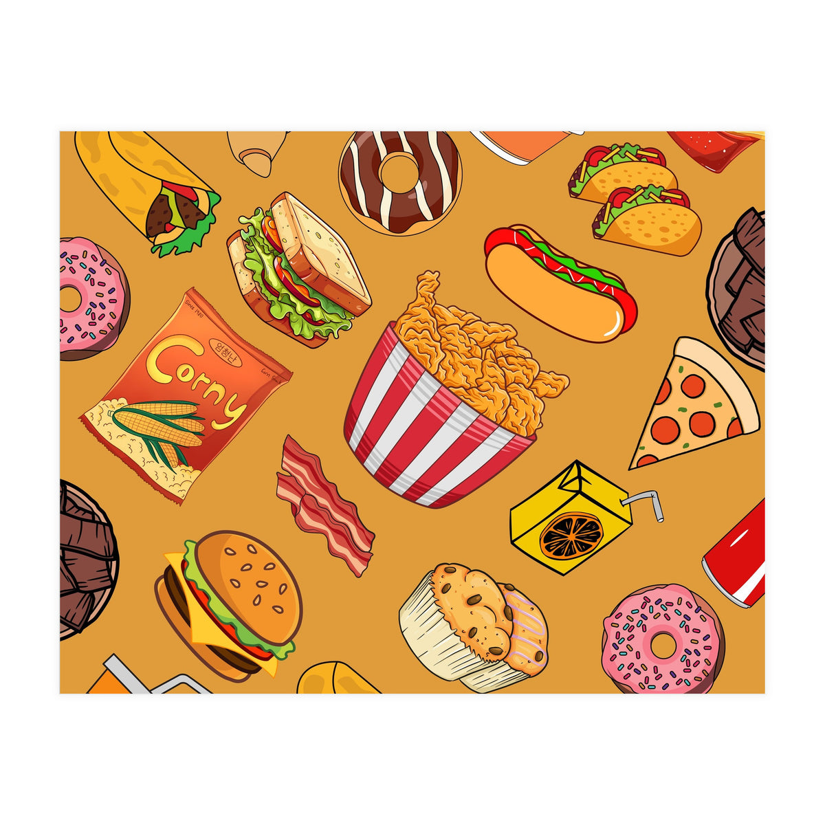 Fast Food 🍔 (Print Only)