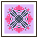 Magenta mandala flowers thumbnail