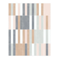 Muted Pastel Tiles 03 (Print Only)