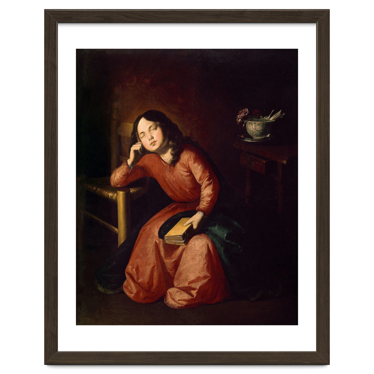 Child Madonna Asleep. La Virgen niña dormida. 1664. Jerez de la Frontera collegiate church.