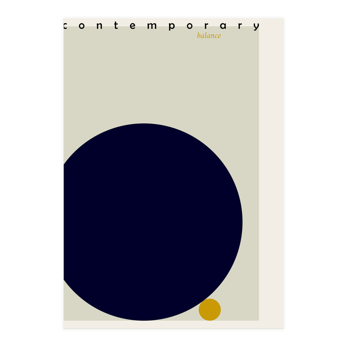 expectant iteration contemporary balance (Print Only)