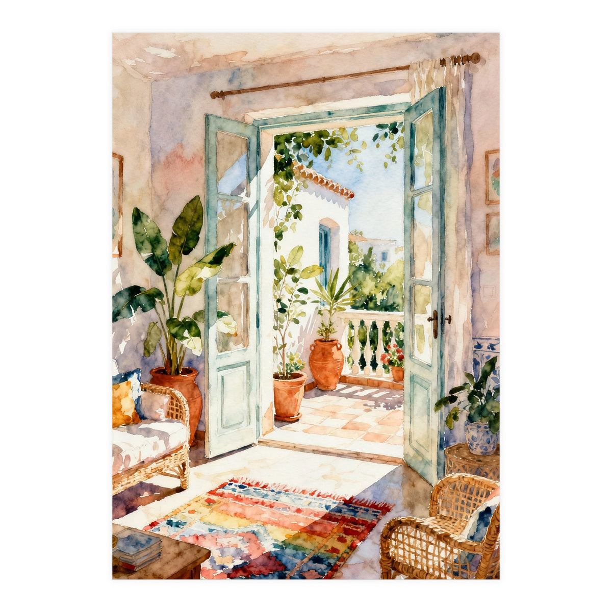 Matisse Inspired Living Room (Print Only)
