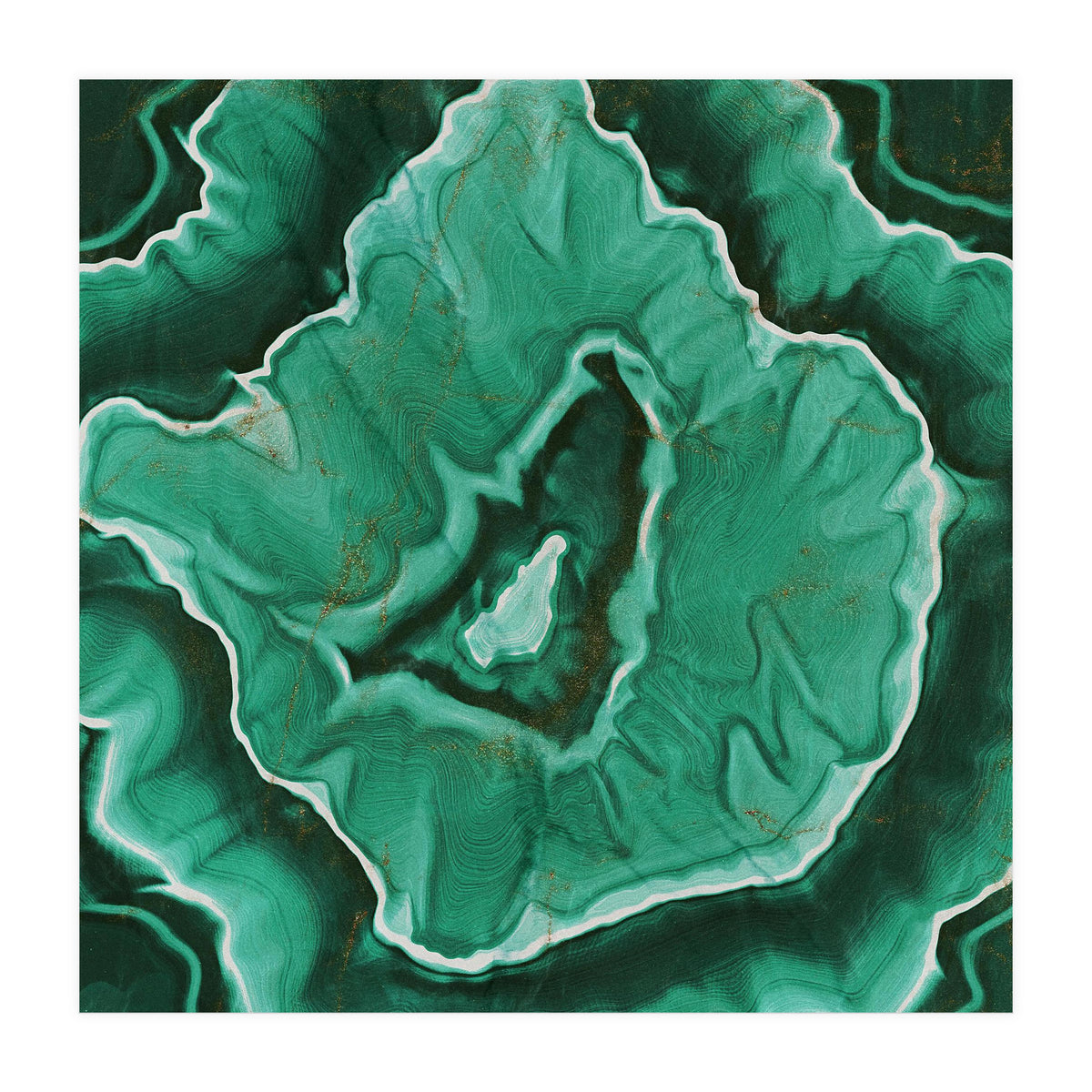 Malachite Texture 02 (Print Only)