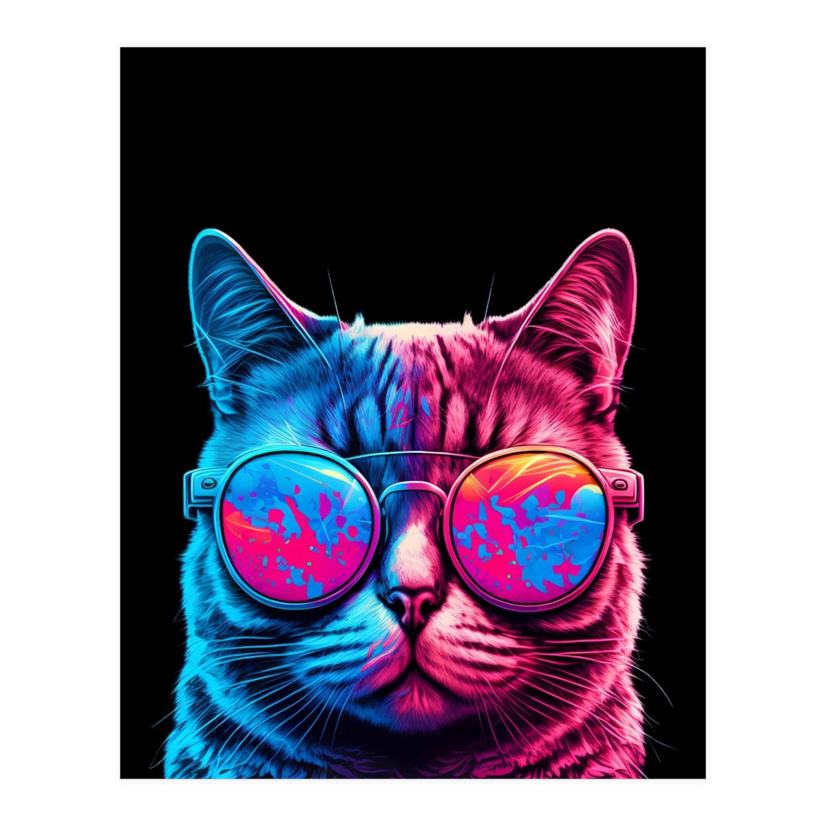 Cat Animal Portrait (Print Only)