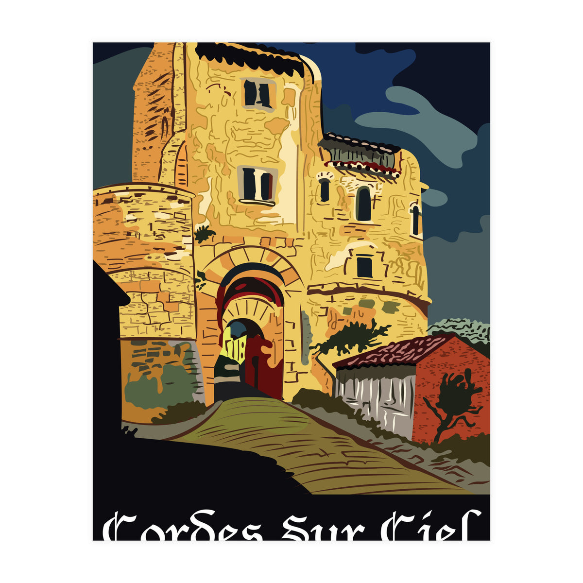 Cordes Sur Ciel France (Print Only)