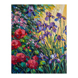 Expressive Heavy Impasto Floral Oil Painting  (Print Only) thumbnail